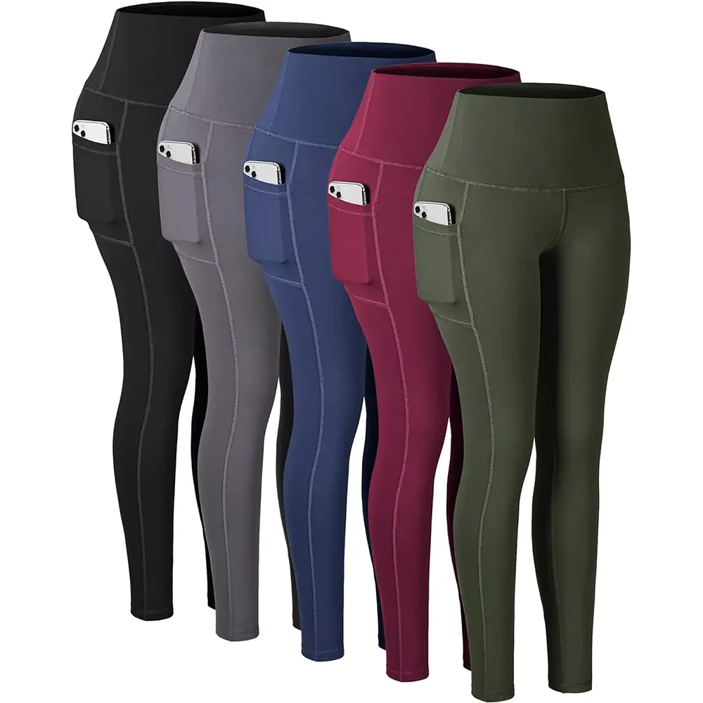 Yüksək Bel Cibli Leggings