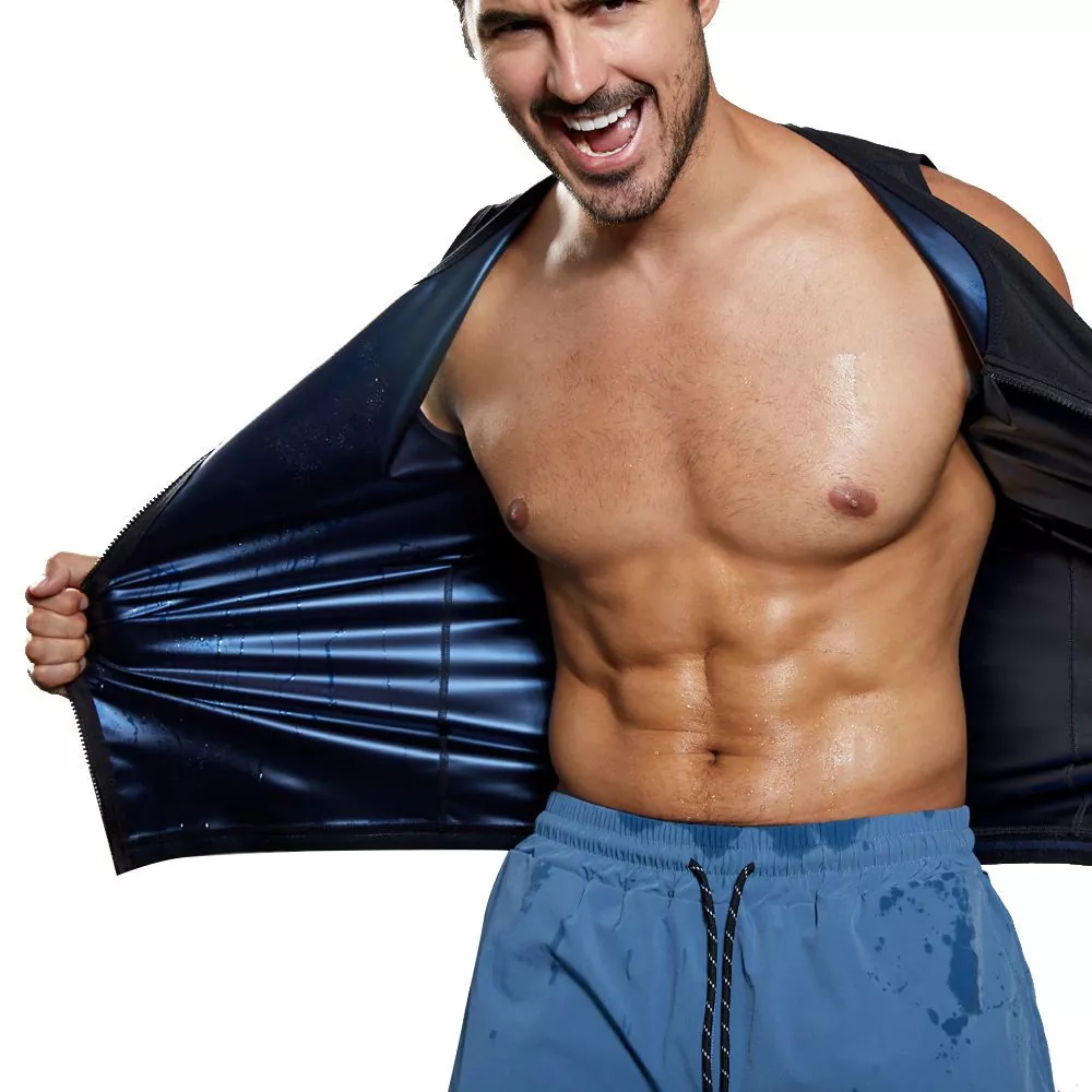 Kişilər üçün Gödəkçə Şalvar Sweat Sauna Kostyumları
