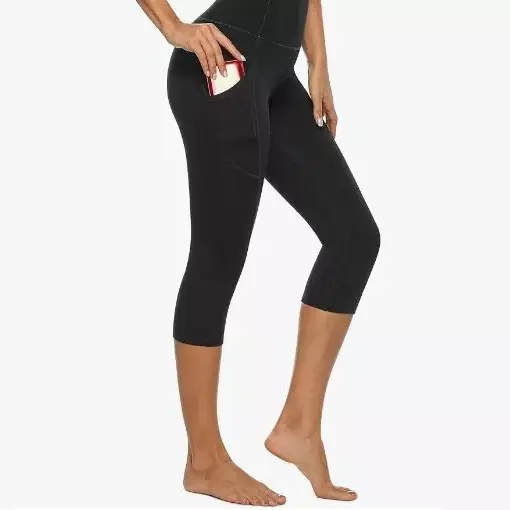 Qadın İki qatlı Yüksək Bel Yoqa Leggings
